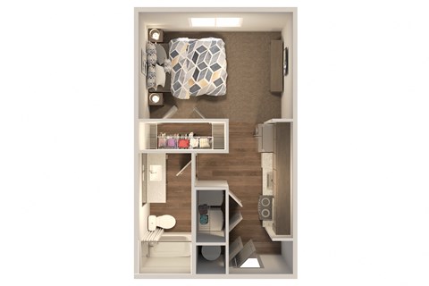 Lofts at San Marco East | Jacksonville FL | Studio_476 Floor Plan